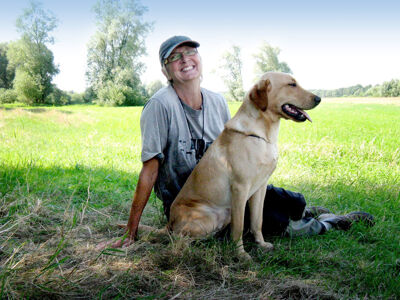 Foto van Anke met haar hond